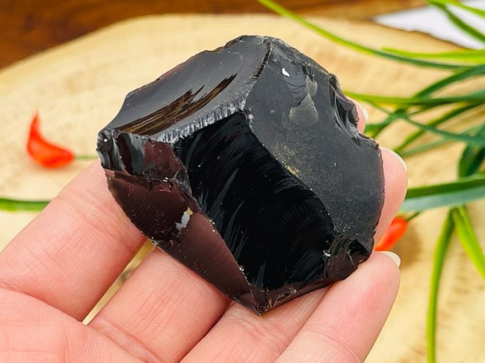 Black Obsidian Raw Chunks | Black Obsidian Rock Crystals | Rough Crystal specimen | Reiki | Healing Gemstones