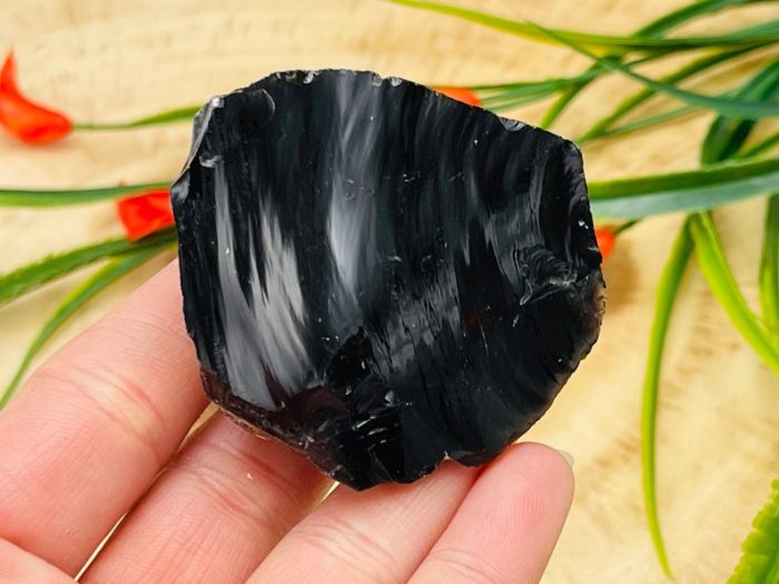 Black Obsidian Raw Chunks | Black Obsidian Rock Crystals | Rough Crystal specimen | Reiki | Healing Gemstones