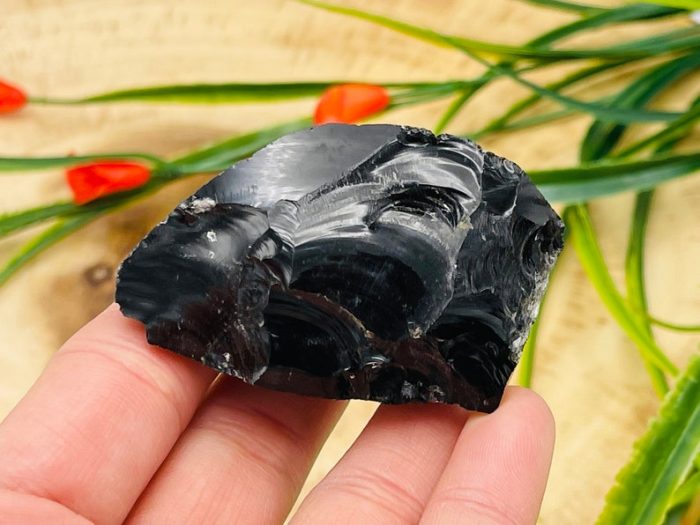 Black Obsidian Raw Chunks | Black Obsidian Rock Crystals | Rough Crystal specimen | Reiki | Healing Gemstones