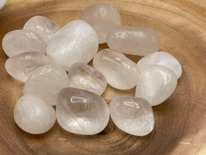 Clear Quartz Tumbled Stone | Crystal Quartz Tumbled | Clear Quartz Gemstones | Stone of Power | Crown Chakra Crystal