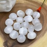 White Selenite Tumbled Stones | Polished Tumbled Gemstones | Selenite Tumbled Rocks | Healing Tumbled Crystals | Meditation | Reiki Stone