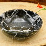 Green & White Marble Round Bowl | Fruit Bowl | Serving Bowl | Decorative Bowl | Home Decor | Beautiful Gift | 5 inch Diameter