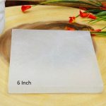 Selenite Charging Station | Selenite Square Plate | Chakra Activator | Reiki | Metaphysical Crystal | Meditation | Powerful Healer | 6 inch
