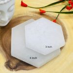Selenite Charging Station | Hexagon Plate | Chakra Activator | Reiki | Metaphysical Crystal | Meditation | Powerful Healer | 3 inch & 4 inch