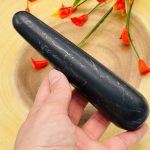 Shungite Massage Wand | Shungite Massage Stick | Reiki Massage Tool | Healing Crystal | Stress Reliever | Handmade | 4 inch & 6 inch