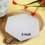 Selenite Charging Station | Hexagon Plate | Chakra Activator | Charging Bar | Metaphysical Crystal | Powerful Healer | 5 inch ( 12 cm )
