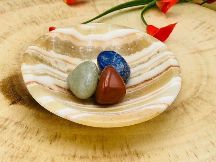 Aragonite Bowl | Crystal Bowl for Incense and Crystals | Cleansing Bowl | Aragonite Healing Crystal Bowl | 4 inch