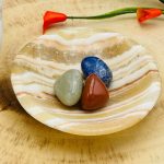 Aragonite Bowl | Crystal Bowl for Incense and Crystals | Cleansing Bowl | Aragonite Healing Crystal Bowl | 4 inch