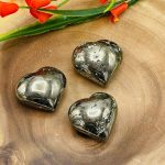 Pyrite Crystal Heart Fools Gold