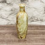 Banded Green Onyx Vase | Beautiful Flower Vase | Crystal Center Piece | Decoration Vase | 12 inch Height