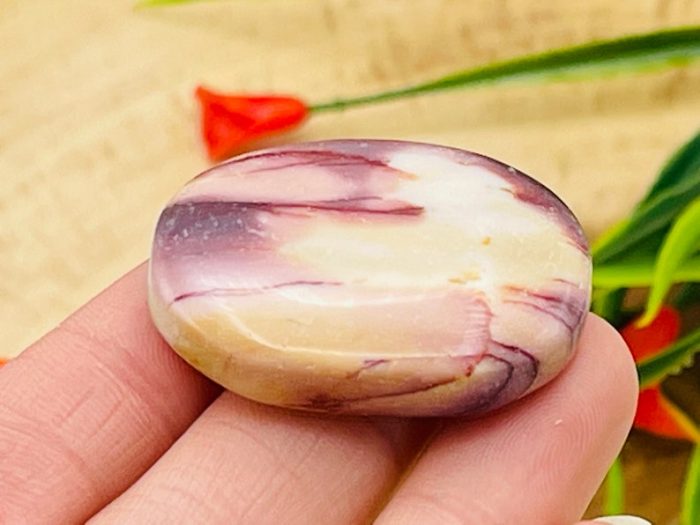 Mookaite Smooth Stone | Mookaite Crystal Stone | Pocket Smooth Stone | Metaphysical Healing Chakra Stone | Reiki Crystal