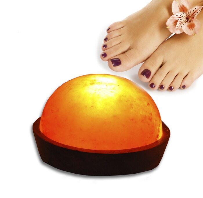 Pink Salt Foot and Hand Massage Dome Lamp