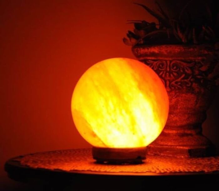 Himalayan Pink Salt Globe Shape Lamp