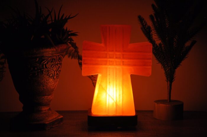 Himalayan Pink Salt Cross Shape Lamp