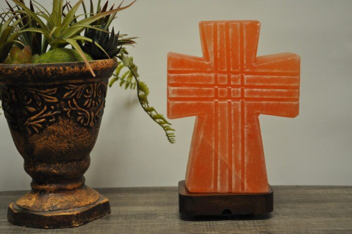 Himalayan Pink Salt Cross Shape Lamp