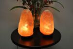 Pink Crystal Rock Salt Lamps