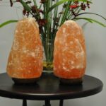 Pink Crystal Rock Salt Lamps