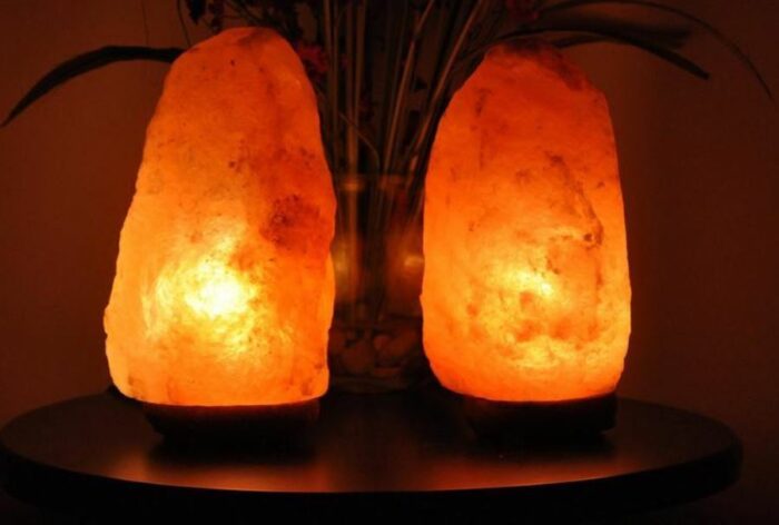 Natural Himalayan Pink Crystal Rock Salt Lamps