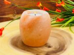 Himalayan Pink Salt Cylinder Shape Tealight Candle Holder