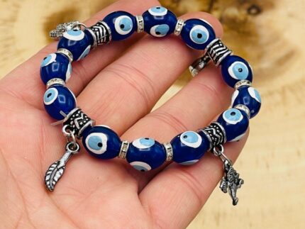 Evil Eye Blue Glass Bracelet