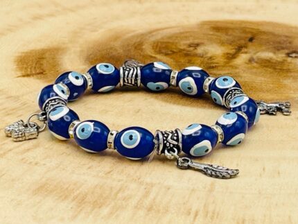 Evil Eye Blue Glass Bracelet