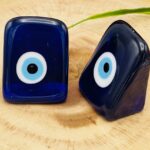 Blue Glass Desk Décor