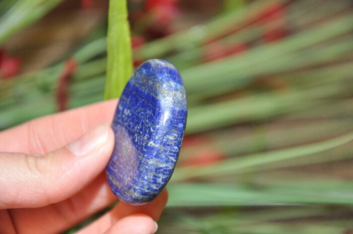 Lapis Lazuli Smooth Stone | Lapis Lazuli Palm Stone | Handmade Palm Stone | Healing Crystals | Meditation | Reiki | Massage Stone