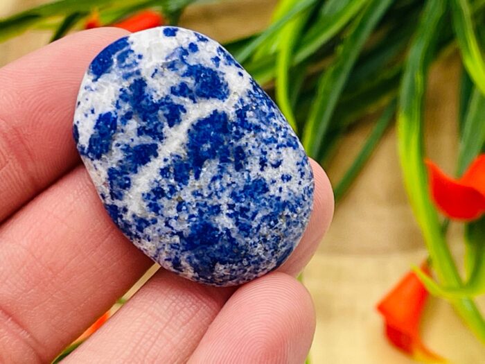 Sodalite Smooth Stone | Blue Sodalite Pocket Stone | Polished Gemstone | Healing Crystals & Stone | Third Eye Chakra | Chakra Stone