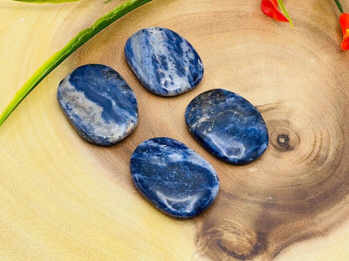 Sodalite Smooth Stone | Blue Sodalite Pocket Stone | Polished Gemstone | Healing Crystals & Stone | Third Eye Chakra | Chakra Stone