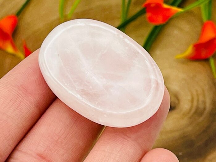 Rose Quartz Worry Stone