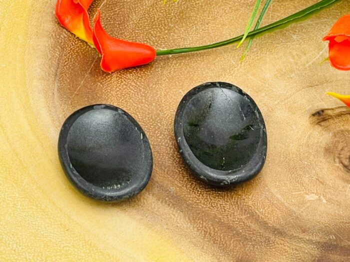 Black Tourmaline Worry Stone | Tourmaline Crystal Stone | Pocket Worry Stone | Metaphysical Healing Chakra Stone | Reiki Crystal