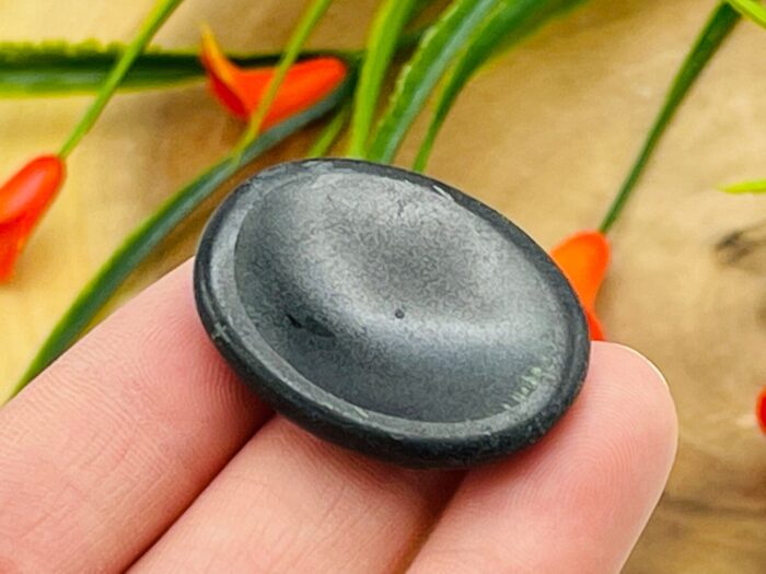 Black Tourmaline Worry Stone | Tourmaline Crystal Stone | Pocket Worry Stone | Metaphysical Healing Chakra Stone | Reiki Crystal