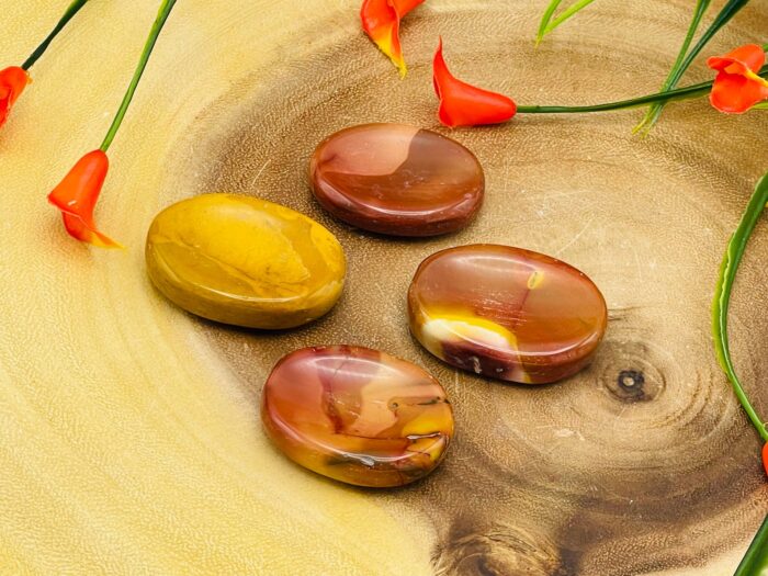 Mookaite Worry Stone | Mookaite Crystal Stone | Pocket Worry Stone | Metaphysical Healing Chakra Stone | Reiki Crystal