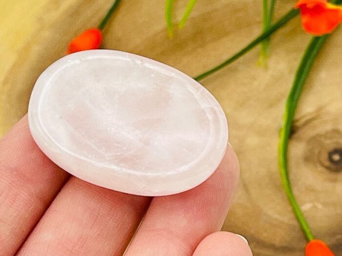 Rose Quartz Worry Stone