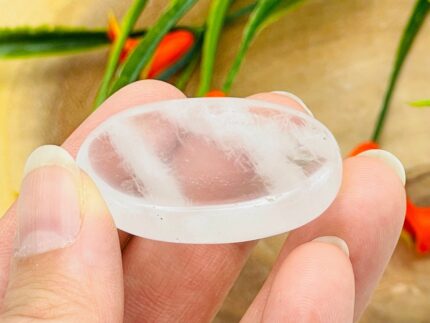 Clear Quartz Worry Stone