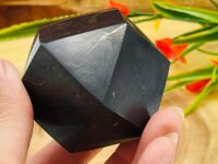 Shungite Hexagon | Shungite Crystal Diamond Hexagon | Healing Crystal | Highly Energetic Metaphysical | EMF Protection | 2 inch