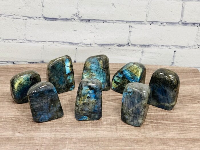 Labradorite Free Form Crystal | Blue Flash Labradorite Freeform Standing Display Specimens | Reiki Chakra Crystal | Healing stone