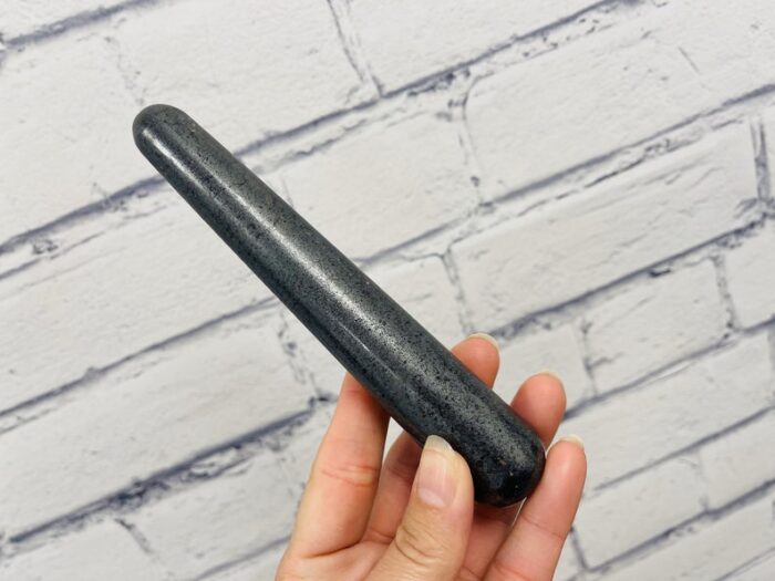 6" Hematite Massage Wand, Stress Reliever & Spa Healing Tool