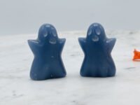 Angelite Crystal Spooky Ghost Figurine, Crystal Standing Statuette, 2 Inch