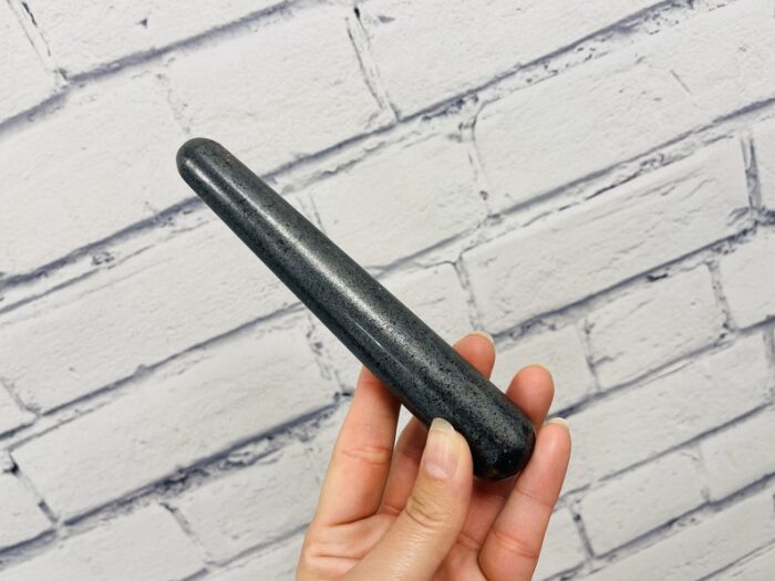 6" Hematite Massage Wand, Stress Reliever & Spa Healing Tool