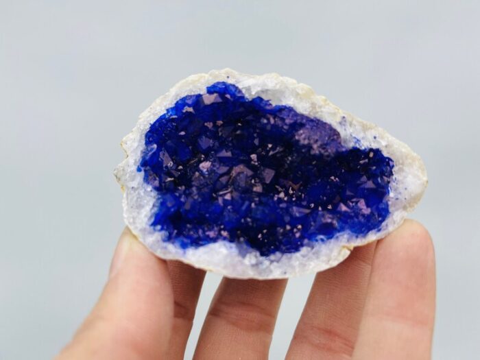 Dyed Crystal Quartz Geode, Purple Rock Cluster Geode, Quartz In Rock Formation, Pick your Size