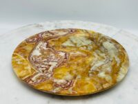 Banded Onyx Round Serving Plate, Detergent Safe & Easy to Clean, 12"