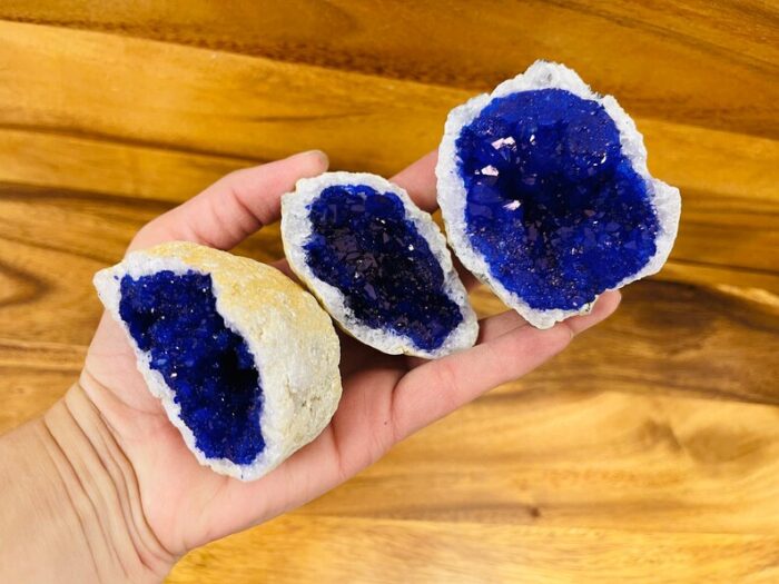 Dyed Crystal Quartz Geode, Purple Rock Cluster Geode, Quartz In Rock Formation, Pick your Size